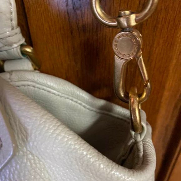 Marc by Marc Jacobs Genuine Soft Cow Leather Bag in Light Gray Color X Large - Picture 5 of 11